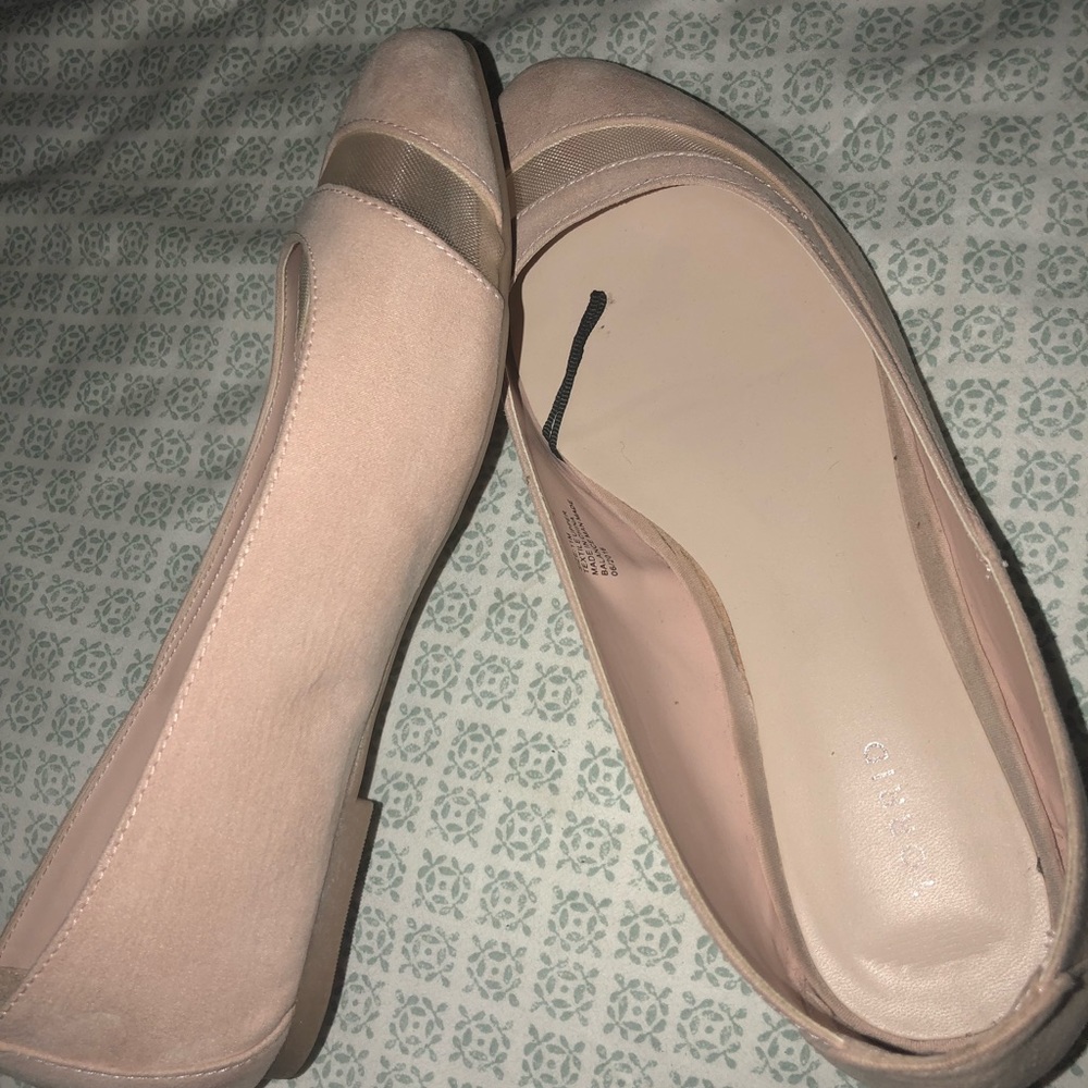 Blush pink shoes